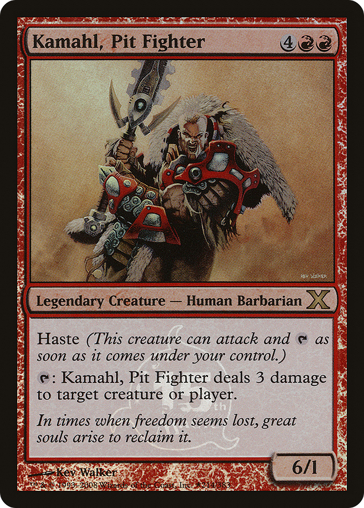 Kamahl, Pit Fighter (214) - Foil