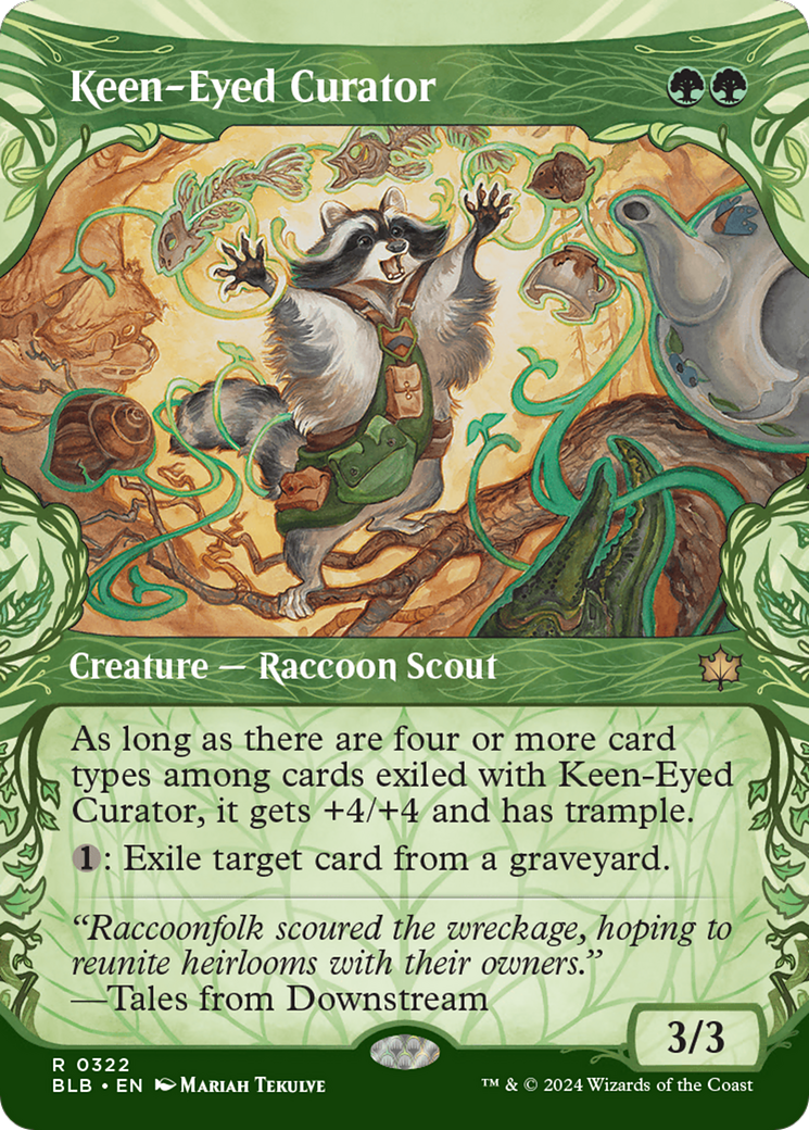 Keen-Eyed Curator (0322) (Showcase) - Foil