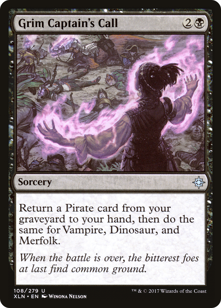 Grim Captain's Call - Foil
