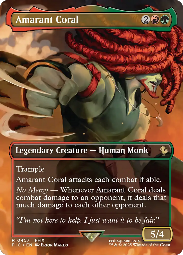 Amarant Coral (0457) (Borderless) - Foil fic