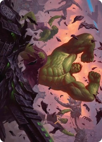 HULK SMASH! (10/45) Art Card (AMSH)