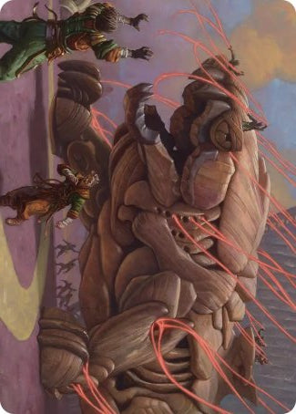 Craterclaw Colossus (16/54) Art Card (FRA)