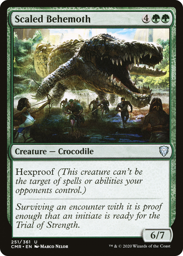 Scaled Behemoth - Foil