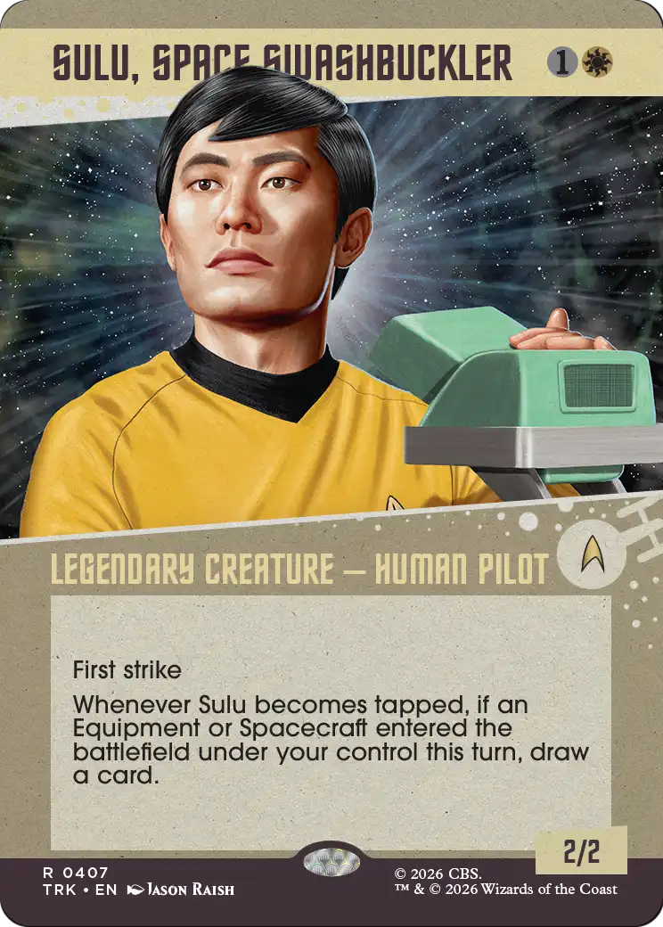 Sulu, Space Swashbuckler (0407) (Showcase) (TRK)