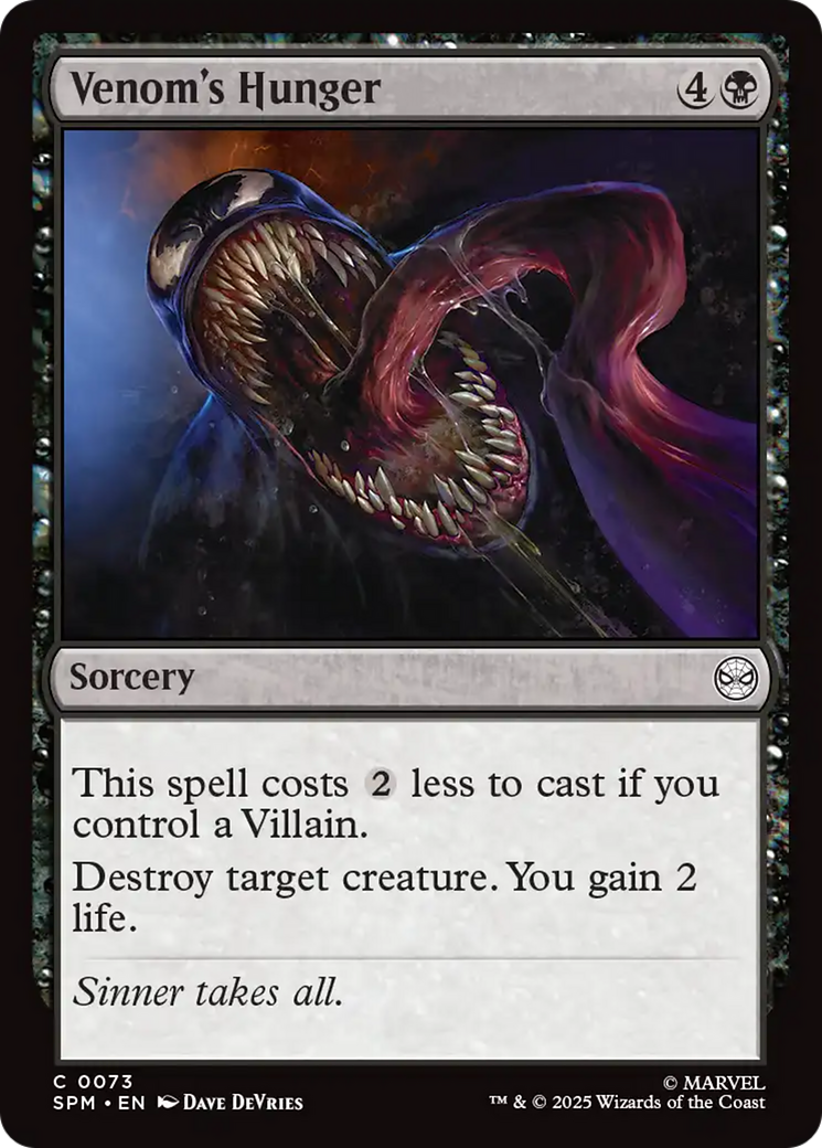 Venom's Hunger - Foil