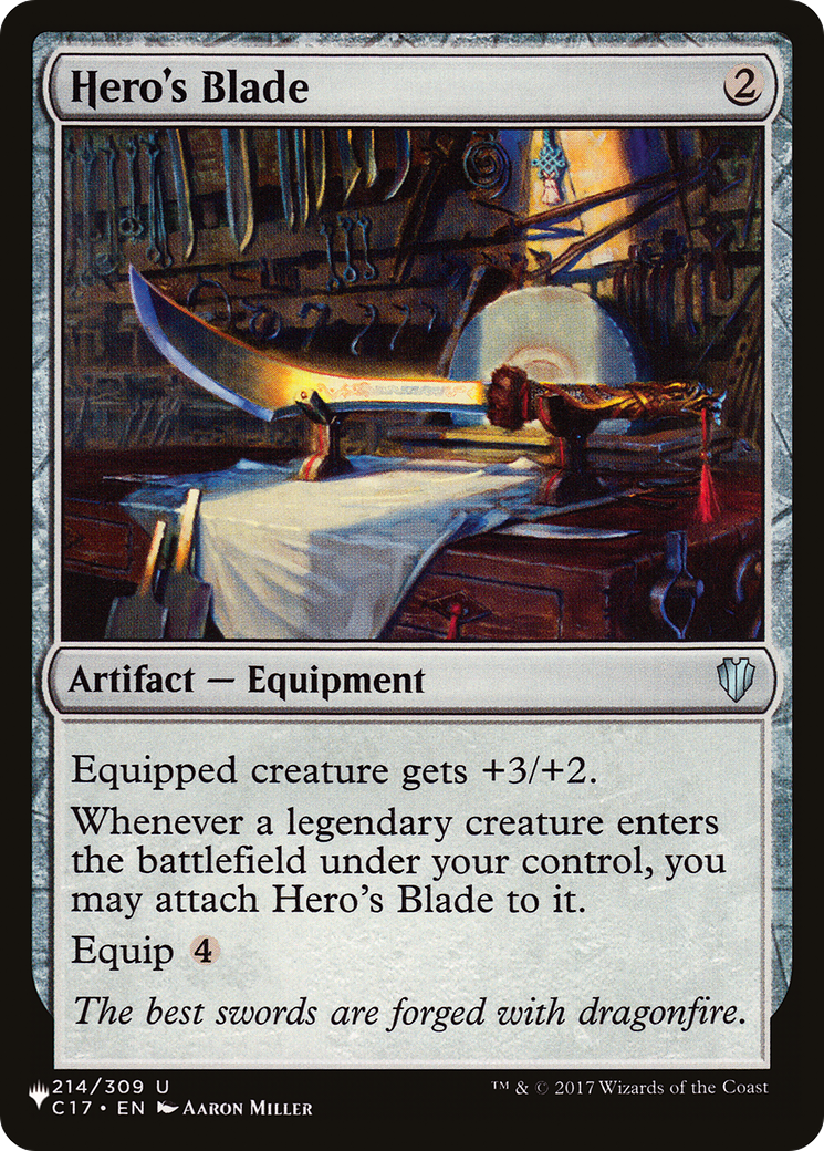Hero's Blade (C17-214) (PLST)