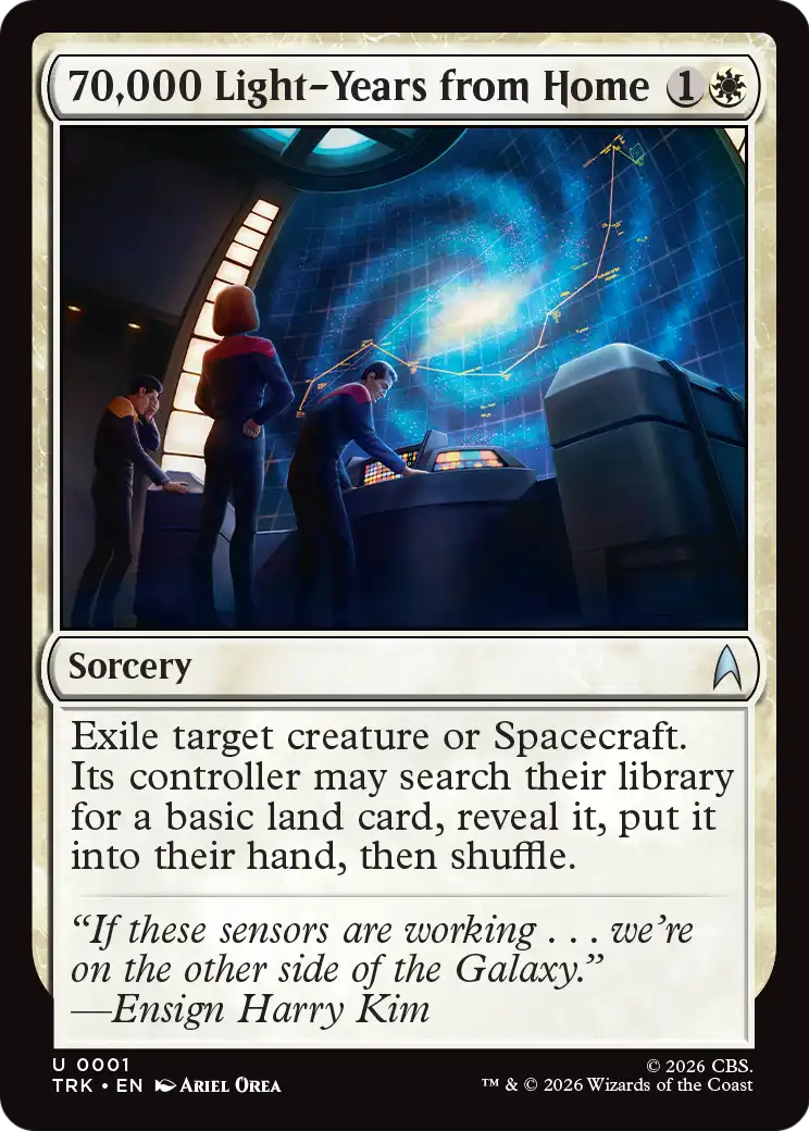 70,000 Light-Years from Home (TRK) - Foil