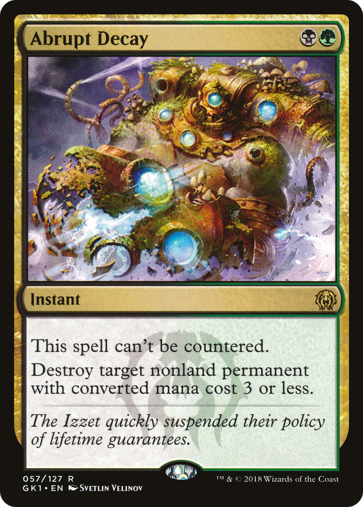 Abrupt Decay (GK)