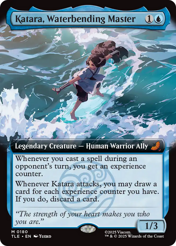 Katara, Waterbending Master (0180) (Extended Art) - Foil tle