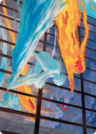 Iceman and Firestar (45/45) Art Card (AMSH)