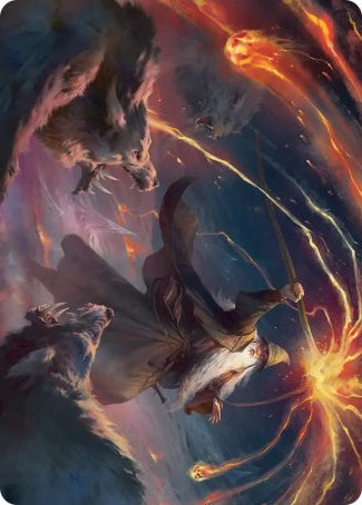 Gandalf, Shadow's Foe (46/54) Art Card (AHOB)