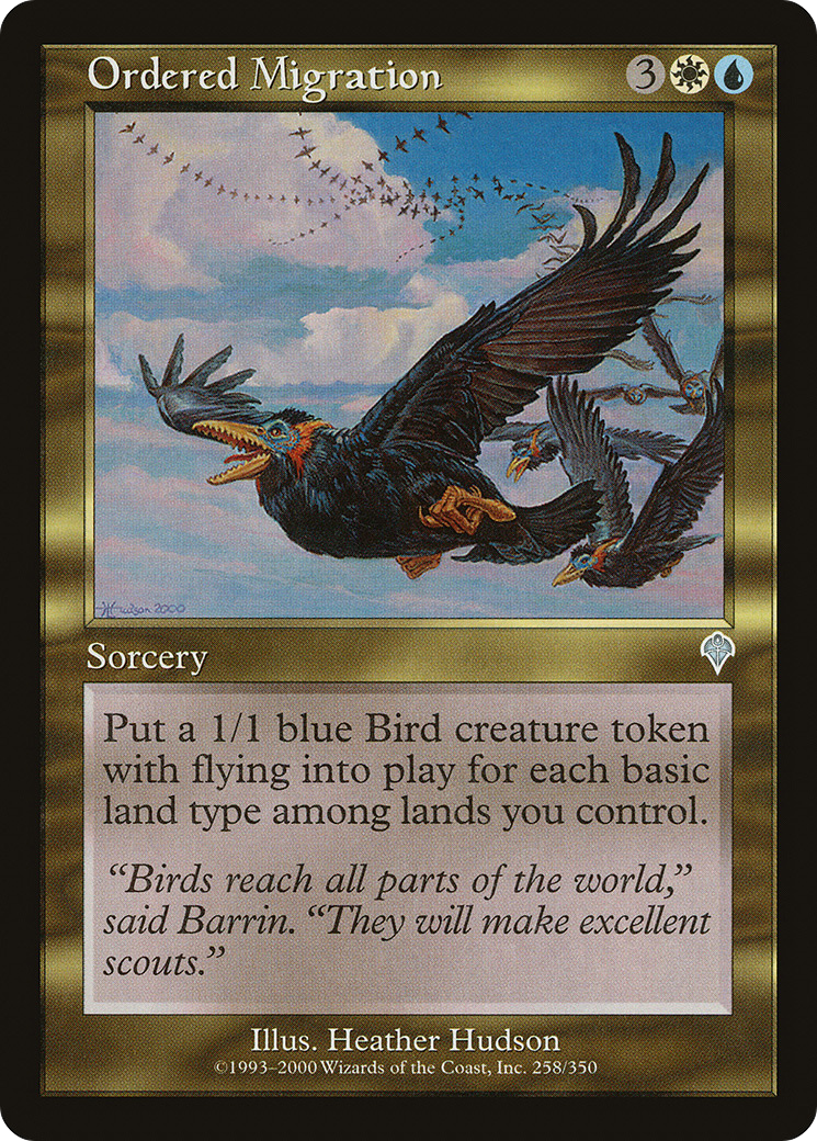 Ordered Migration - Foil