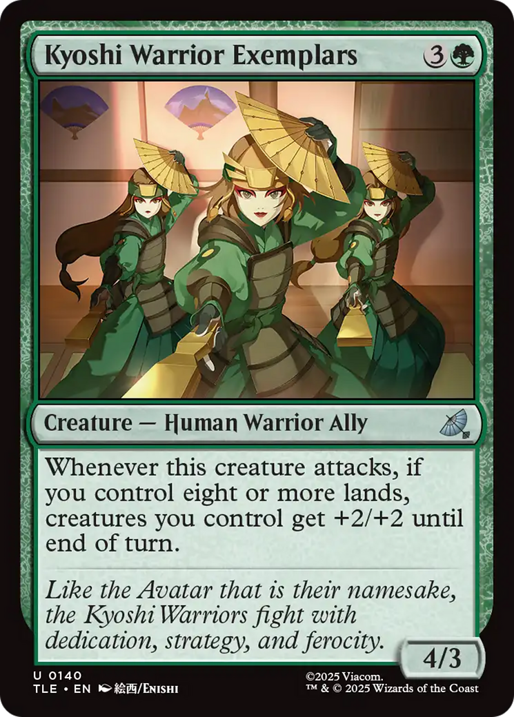 Kyoshi Warrior Exemplars tle