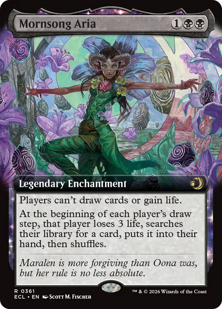 Mornsong Aria (0361) (Extended Art) (ECL) - Foil