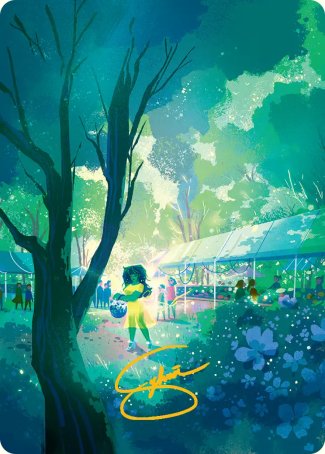 Forest (17/45) Art Card (AMSH) - Gold-Stamped Signature