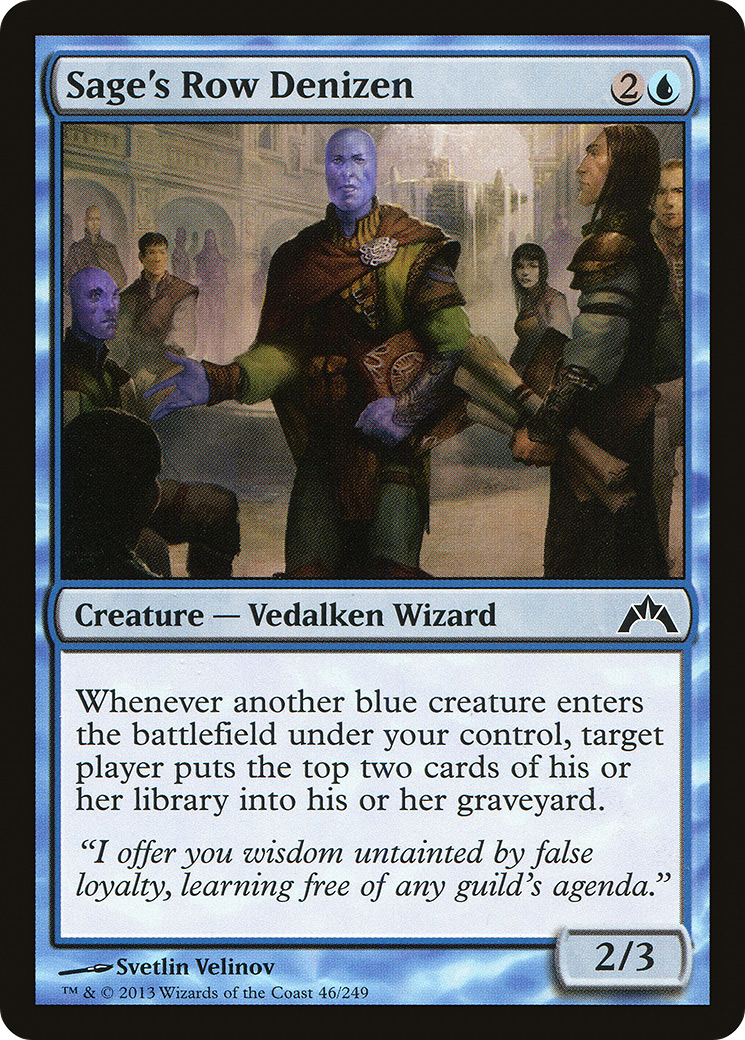 Sage's Row Denizen - Foil