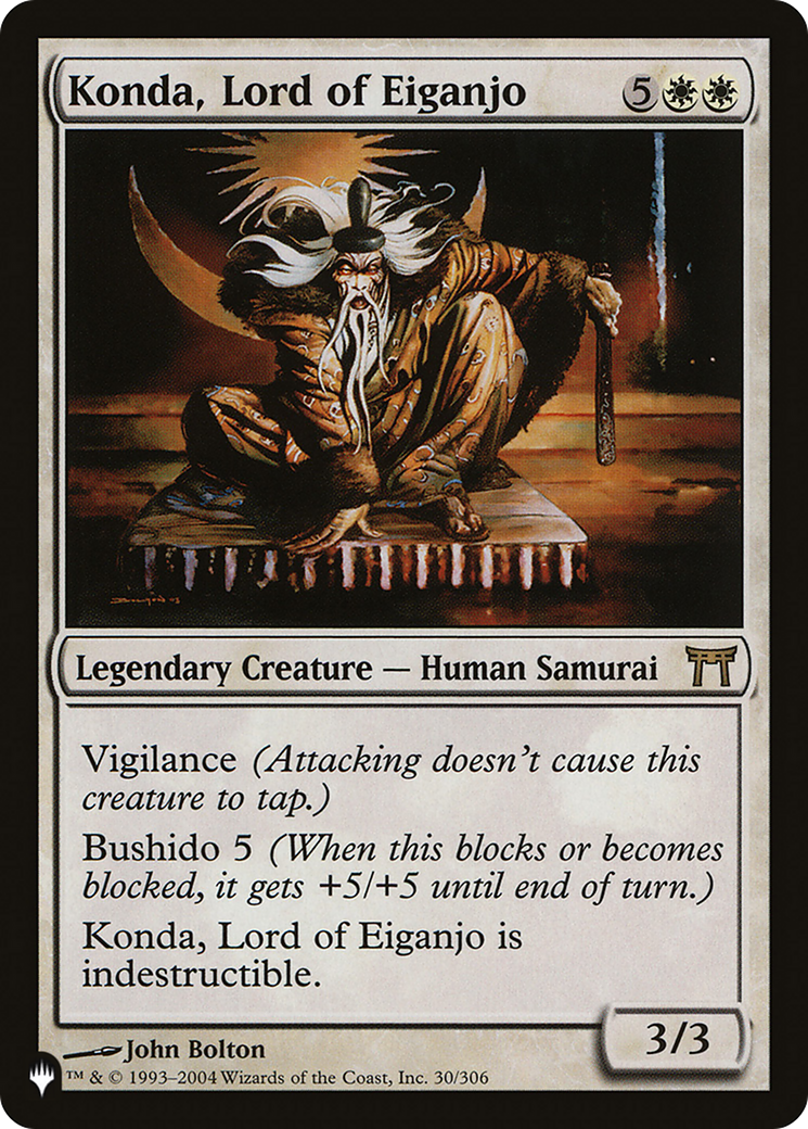 Konda, Lord of Eiganjo (CHK-30) (PLST)