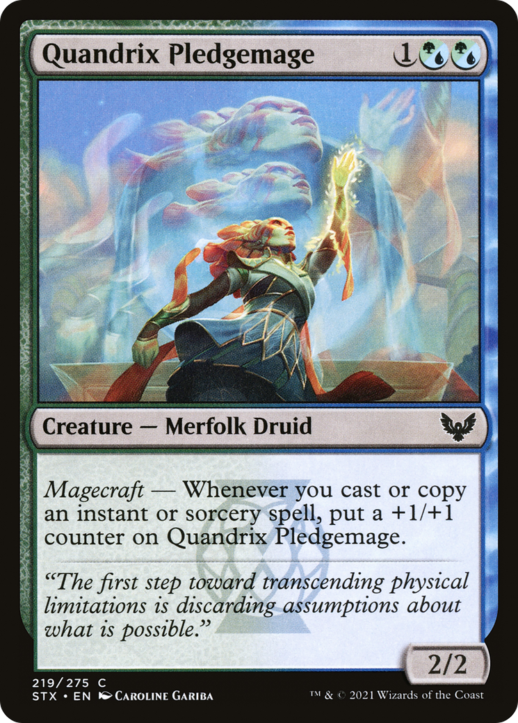 Quandrix Pledgemage - Foil