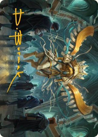 Denzilore Fatehold (25/54) Art Card (FRA) - Gold-Stamped Signature