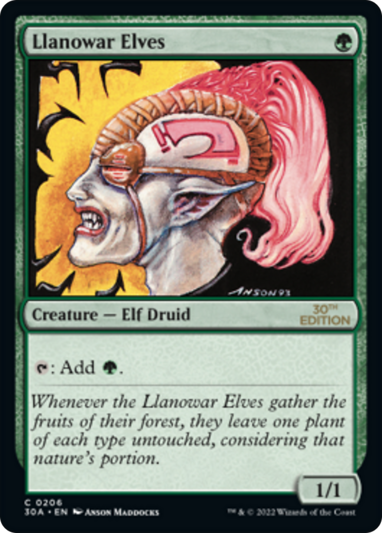 Llanowar Elves (Modern Frame)