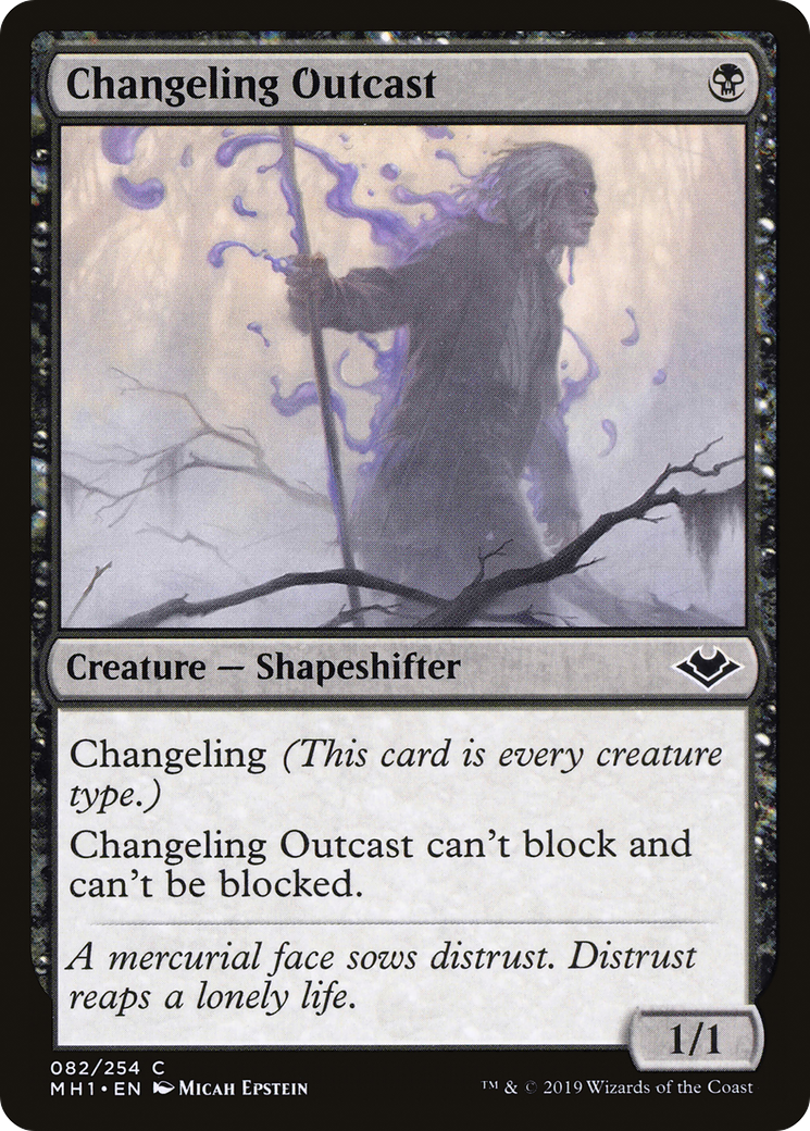 Changeling Outcast - Foil