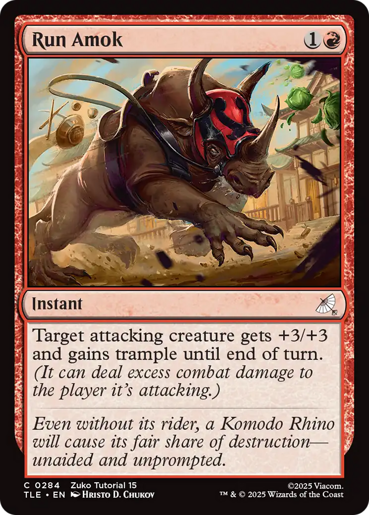 Run Amok (0284) tle
