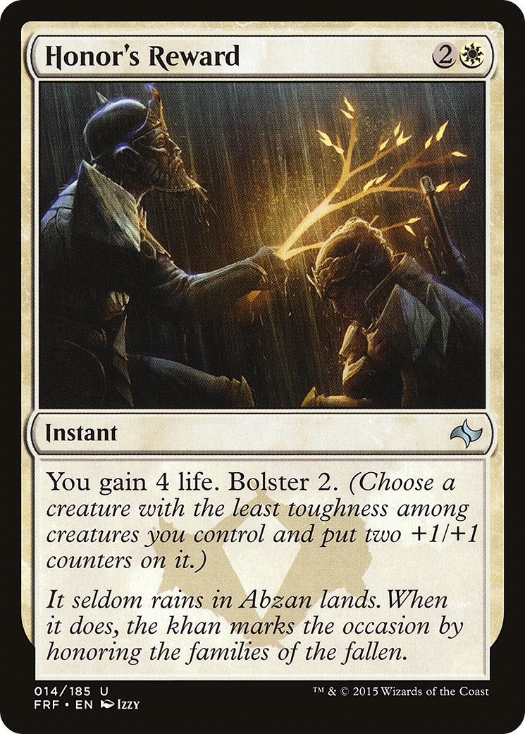 Honor's Reward - Foil