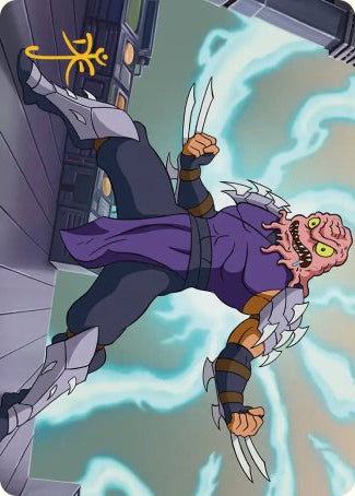 Krang & Shredder (31/54) Art Card (ATMT) - Gold-Stamped Signature