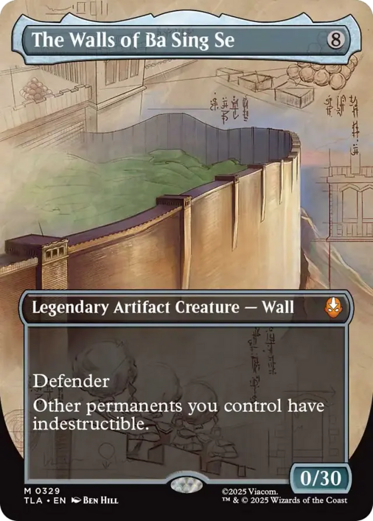 The Walls of Ba Sing Se (0329) (Borderless) - Foil tla