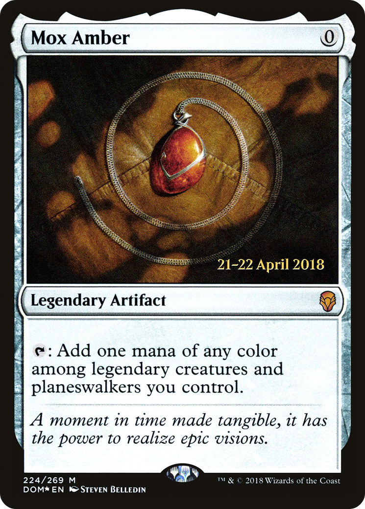 Mox Amber (224) (Prerelease) - Foil