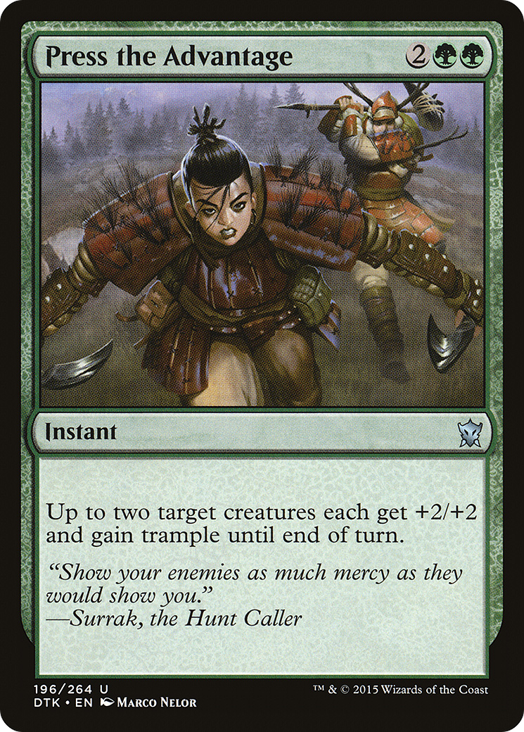 Press the Advantage - Foil