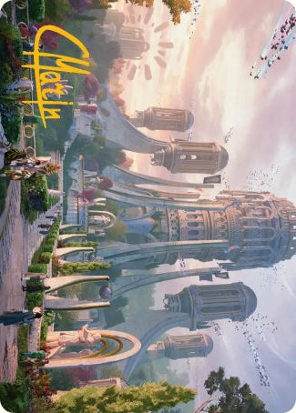 Command Tower (39/54) Art Card (ASOS) - Gold-Stamped Signature