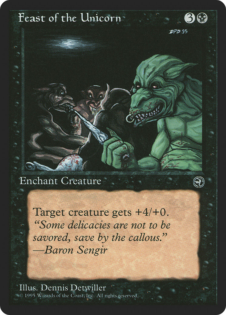 Feast of the Unicorn (Green Creature)