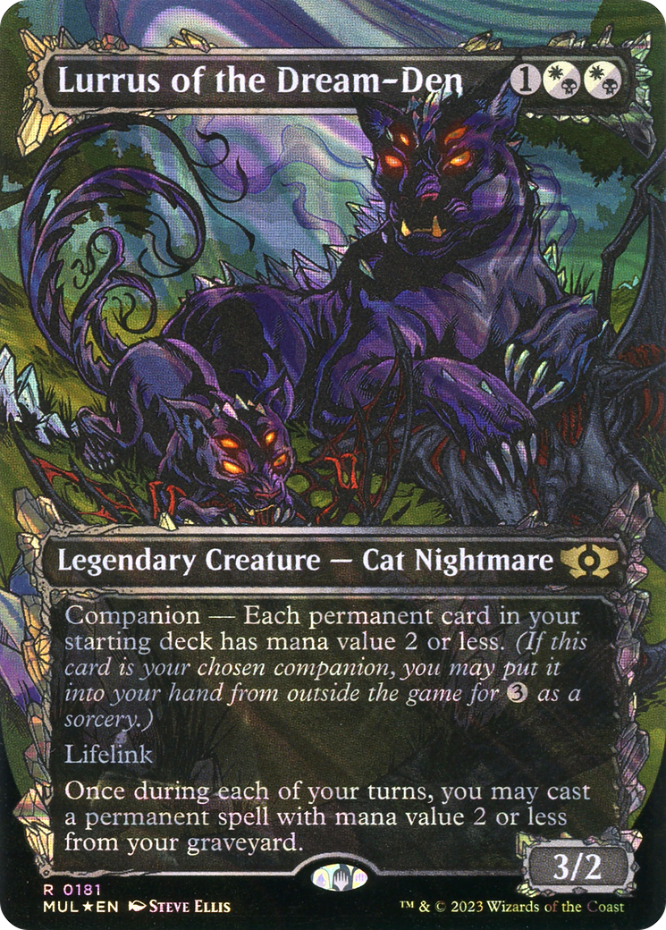 Lurrus of the Dream-Den (0181) (Borderless) (Showcase) - Halo Foil