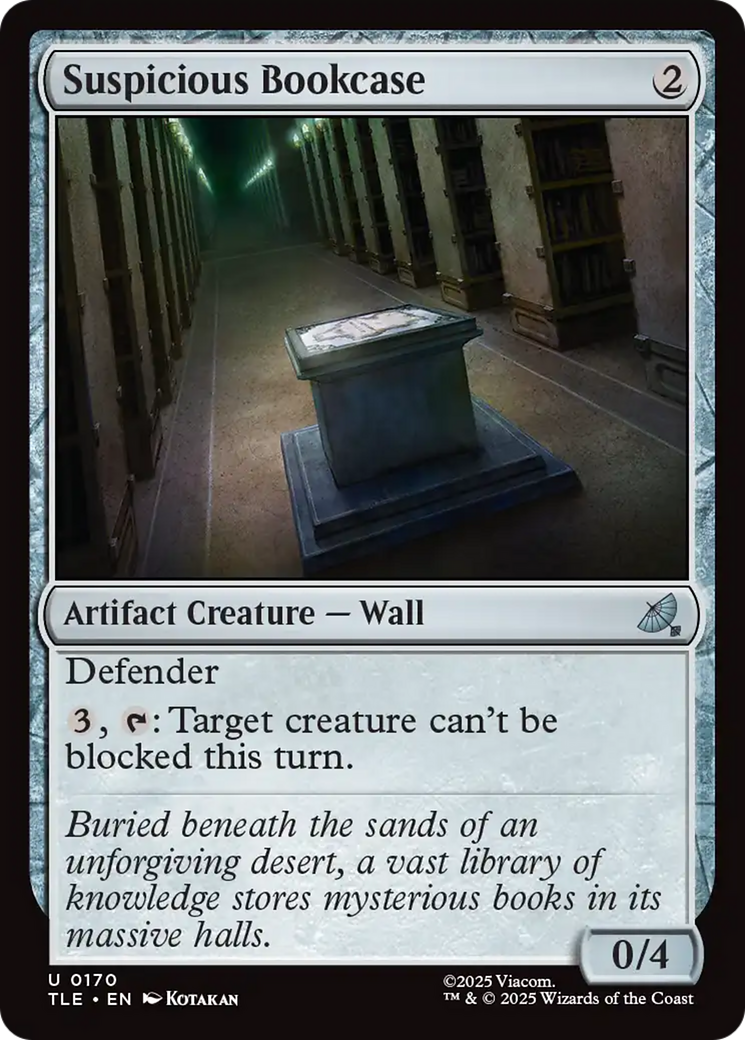 Suspicious Bookcase tle