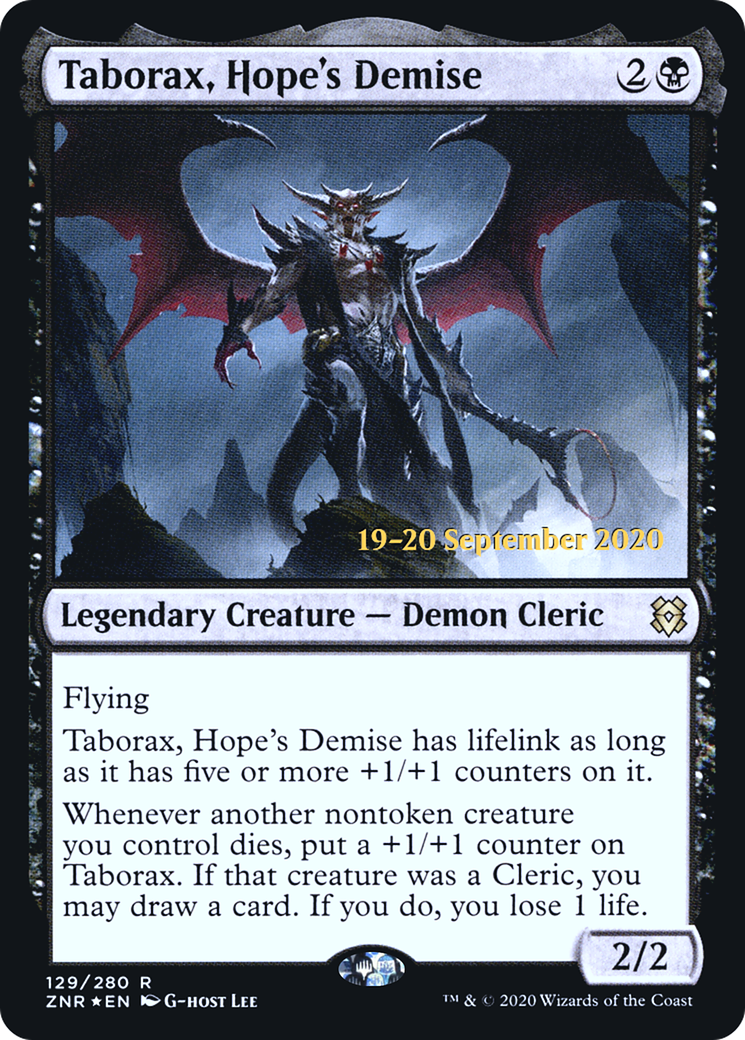 Taborax, Hope's Demise (129) (Prerelease) - Foil