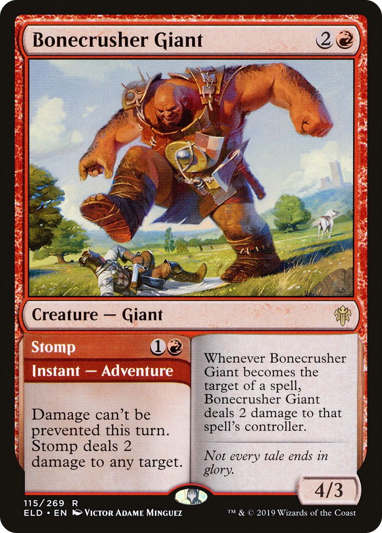 Bonecrusher Giant // Stomp - Foil