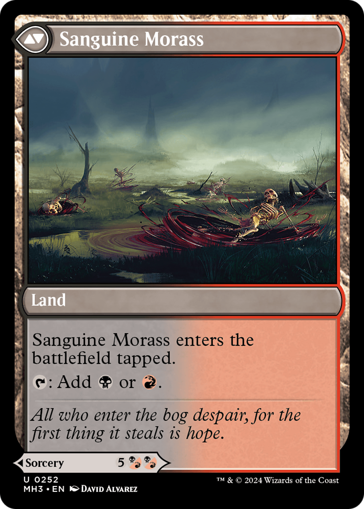 Bloodsoaked Insight // Sanguine Morass (MH3) - Foil
