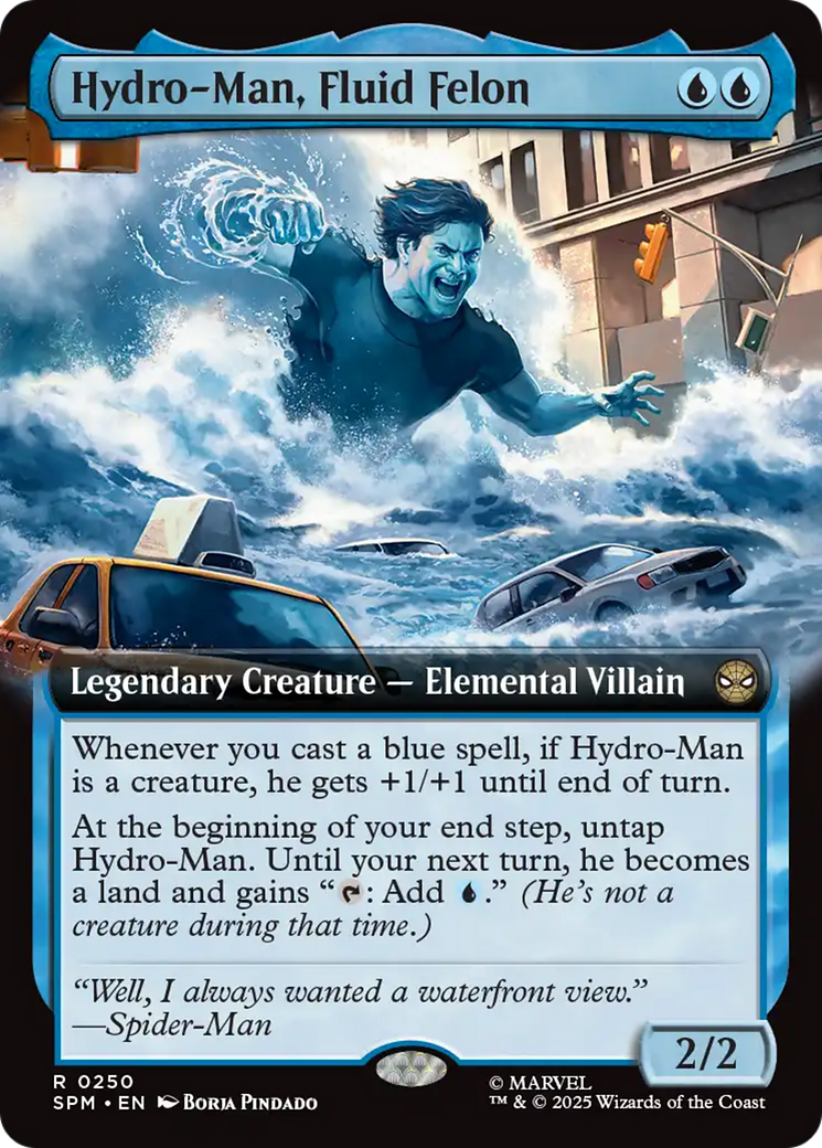 Hydro-Man, Fluid Felon (0250) (Extended Art) - Foil