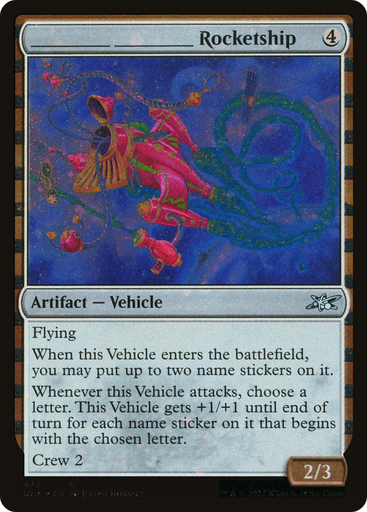 _____ _____ Rocketship (477) - Galaxy Foil