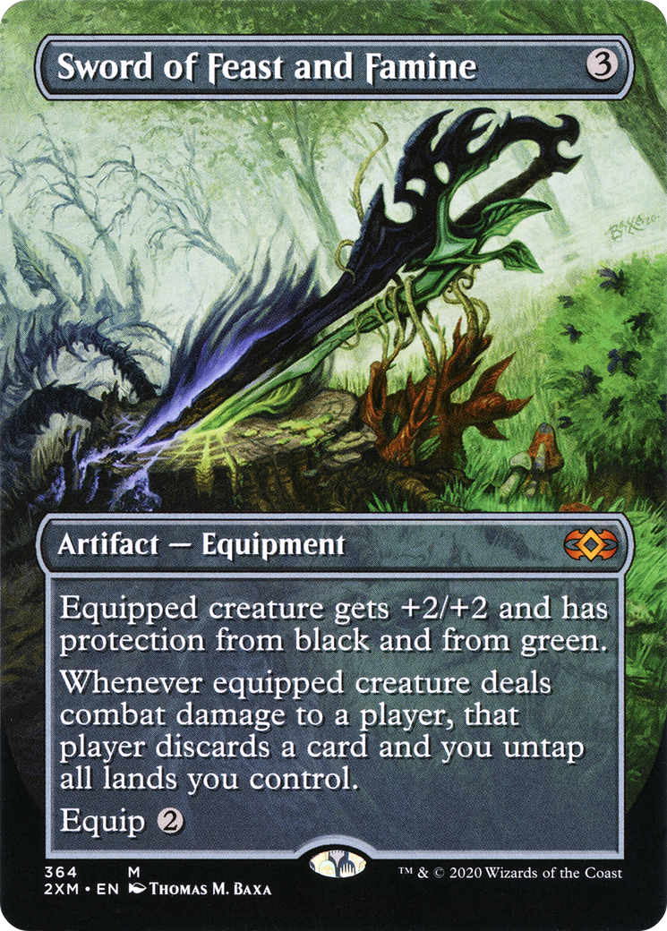 Sword of Feast and Famine (364) (Borderless) - Foil