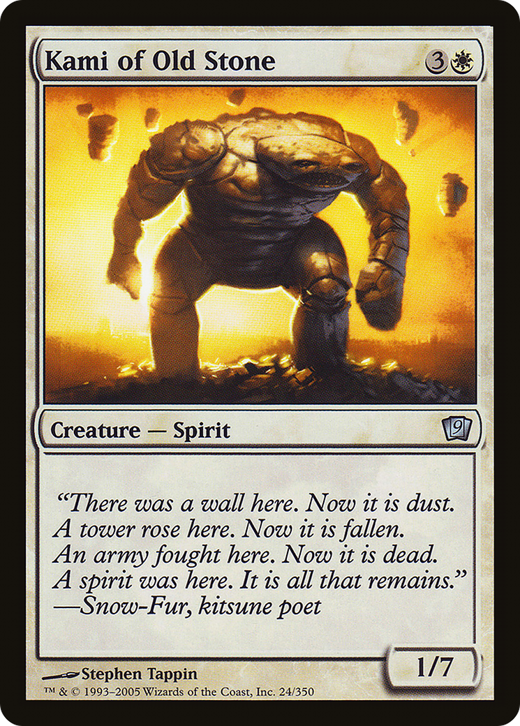 Kami of Old Stone - Foil