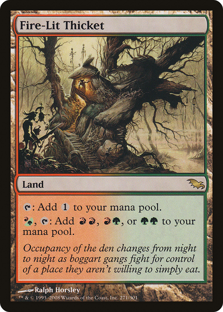Fire-Lit Thicket - Foil