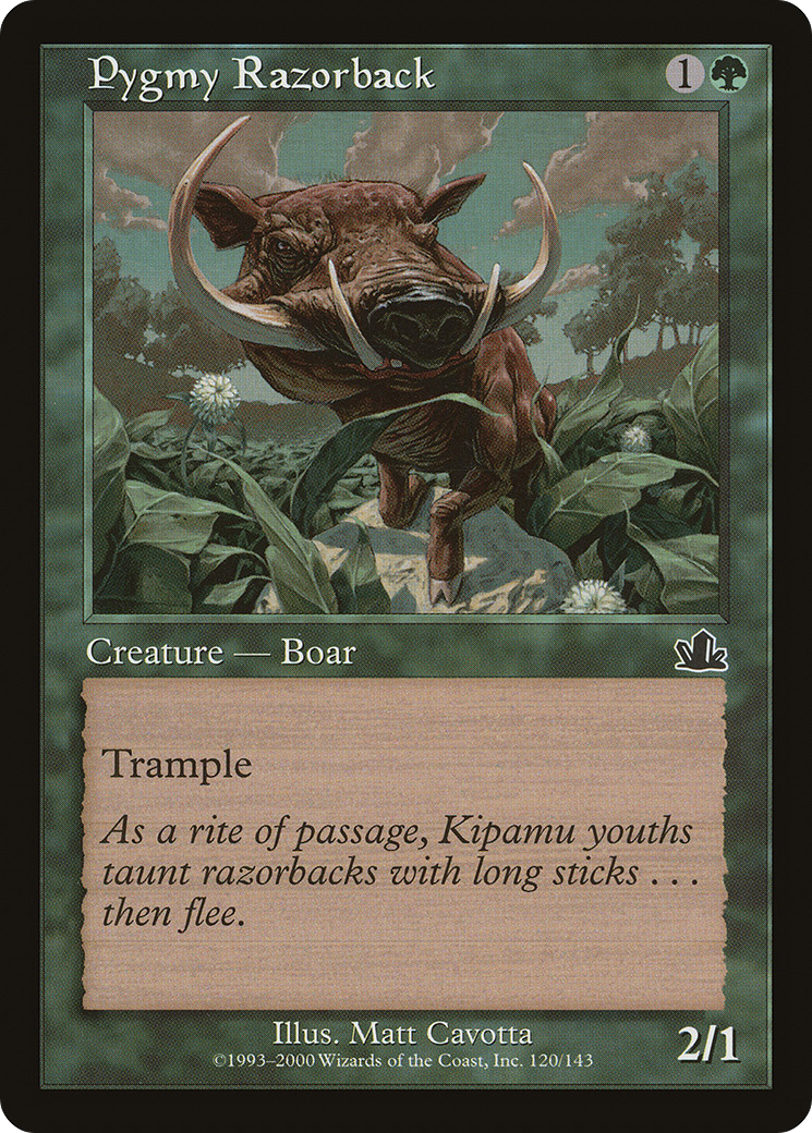Pygmy Razorback - Foil