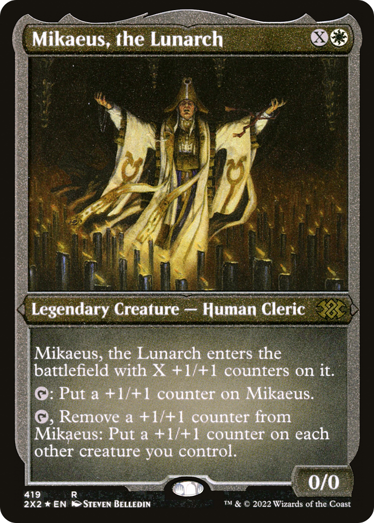 Mikaeus, the Lunarch - Foil Etched