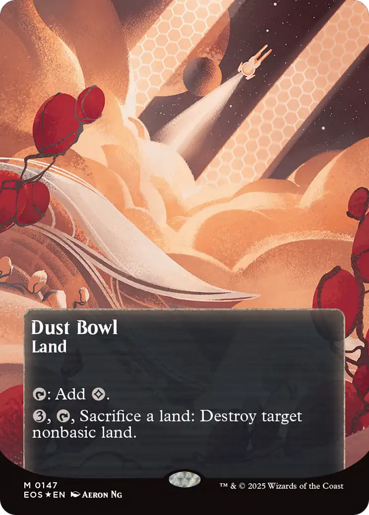 Dust Bowl (0147) (Borderless) - Galaxy Foil