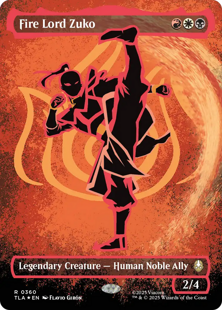 Fire Lord Zuko (0360) (Borderless) - Neon Ink tla