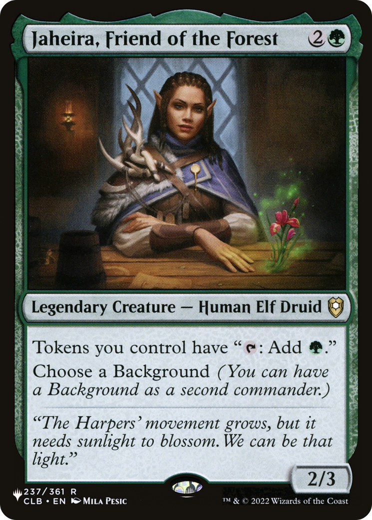 Jaheira, Friend of the Forest (CLB-237) (PLST)