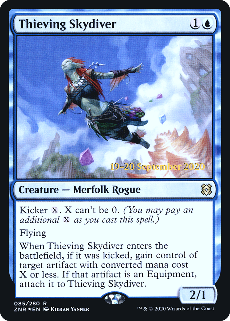 Thieving Skydiver (085) (Prerelease) - Foil