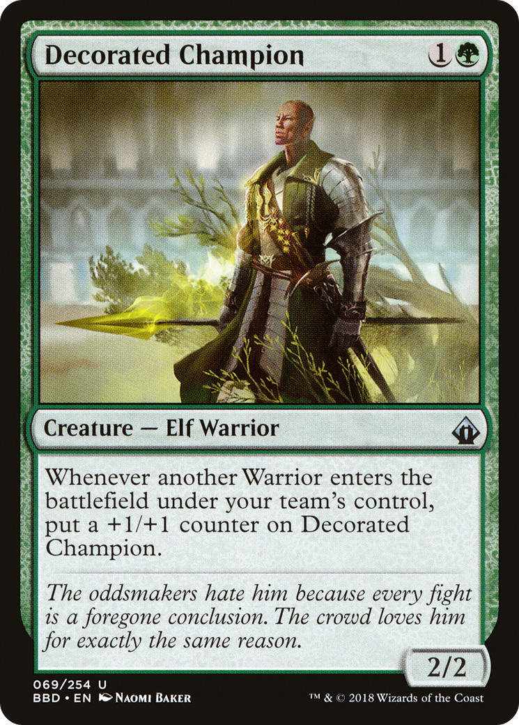 Decorated Champion - Foil
